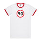Age Milestone 90 Ringer T Shirts for Men (Unisex)
