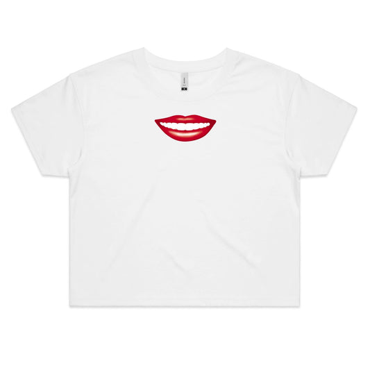 Smile Crop T Shirts for Women