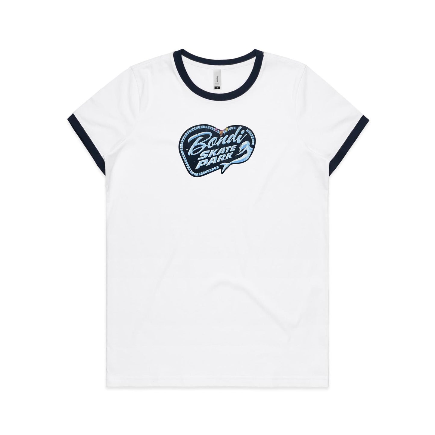 Bondi Skate Park Ringer T Shirts for Women