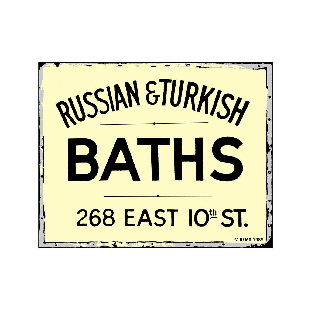 Russian & Turkish Baths Crop T Shirts for Women