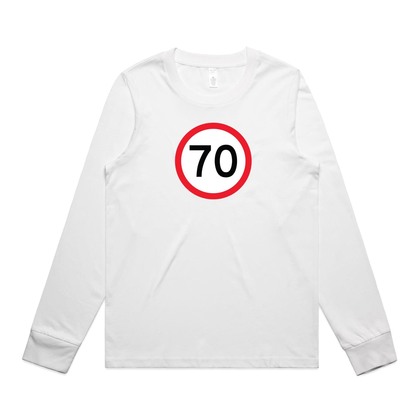 Age Milestone 70 Long Sleeve T Shirts for Women
