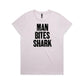Man Bites Shark T Shirts for Women