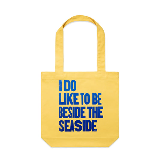 Beside the Seaside Canvas Totes