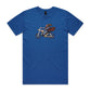 Australian Jesus on the Golden Motorbike T Shirts for Men (Unisex)