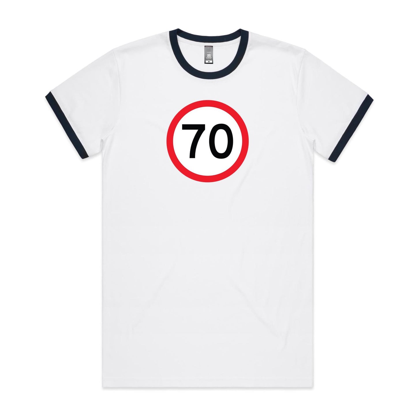 Age Milestone 70 Ringer T Shirts for Men (Unisex)