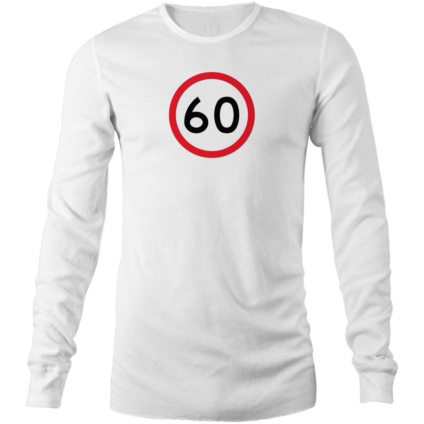 Age Milestone 60 Long Sleeve T Shirts for Men (Unisex)