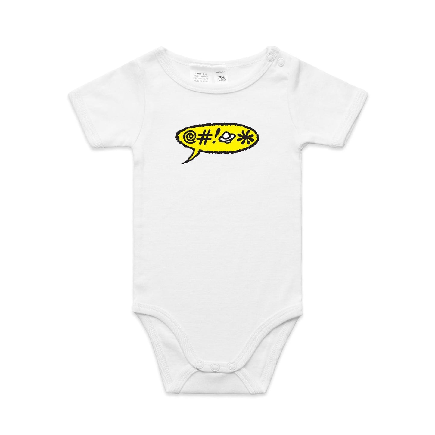 Swear Bubble Rompers for Babies
