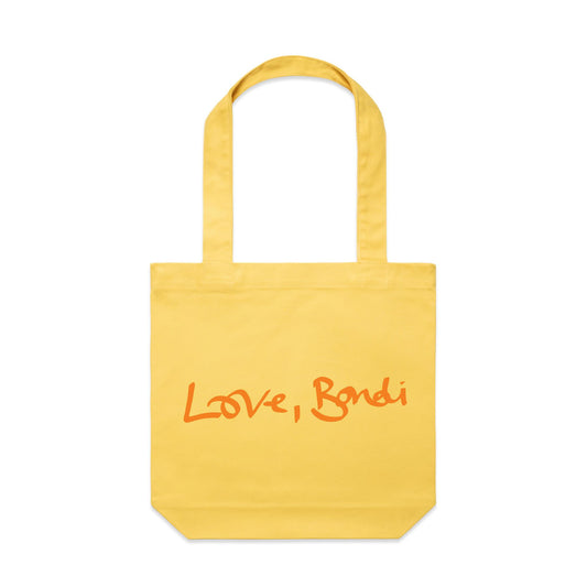 Love, Bondi Canvas Totes