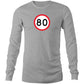 Age Milestone 80 Long Sleeve T Shirts for Men (Unisex)