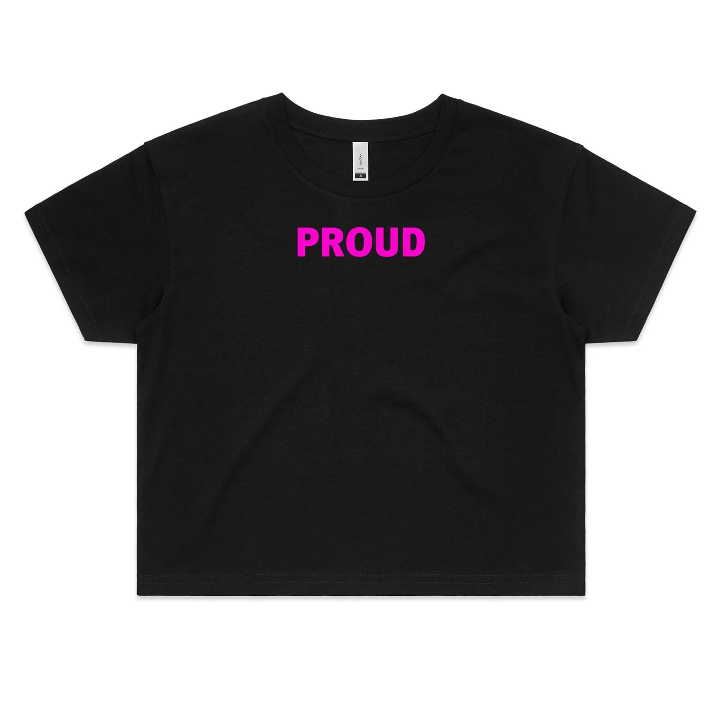 Proud Crop T Shirts for Women