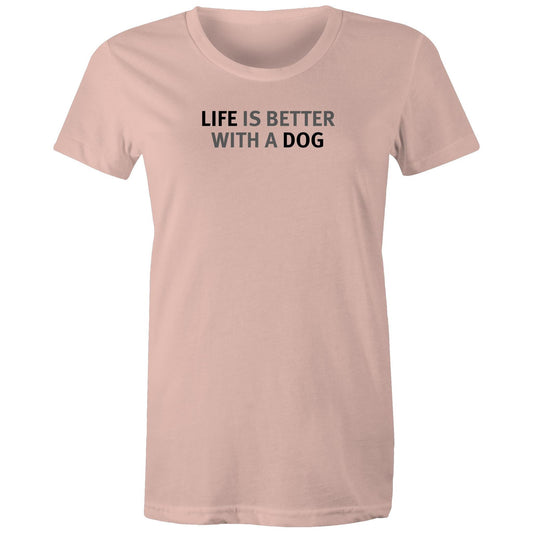 Life is Better with a Dog T Shirts for Women
