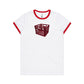 Milk Crate Ringer T Shirts for Women