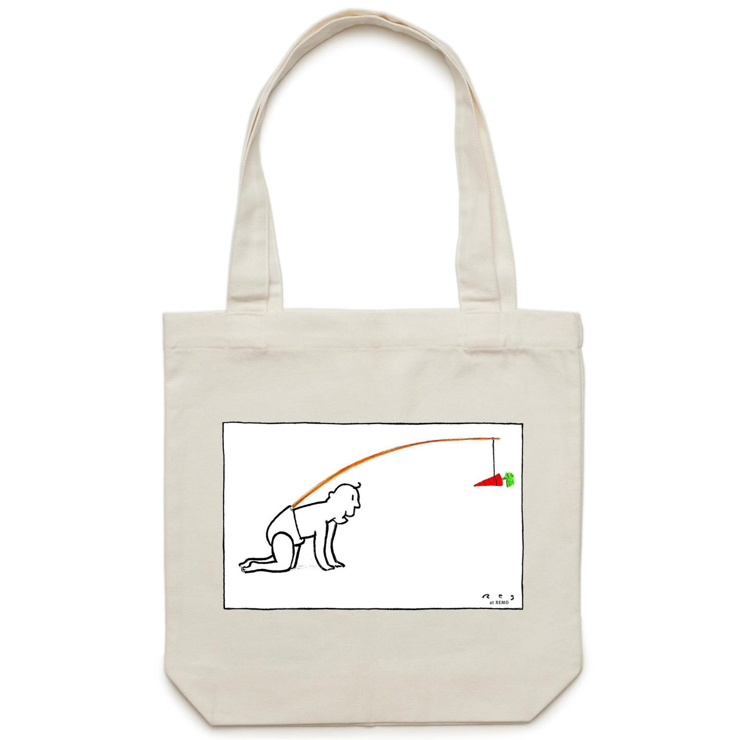 Baby Carrot Canvas Totes