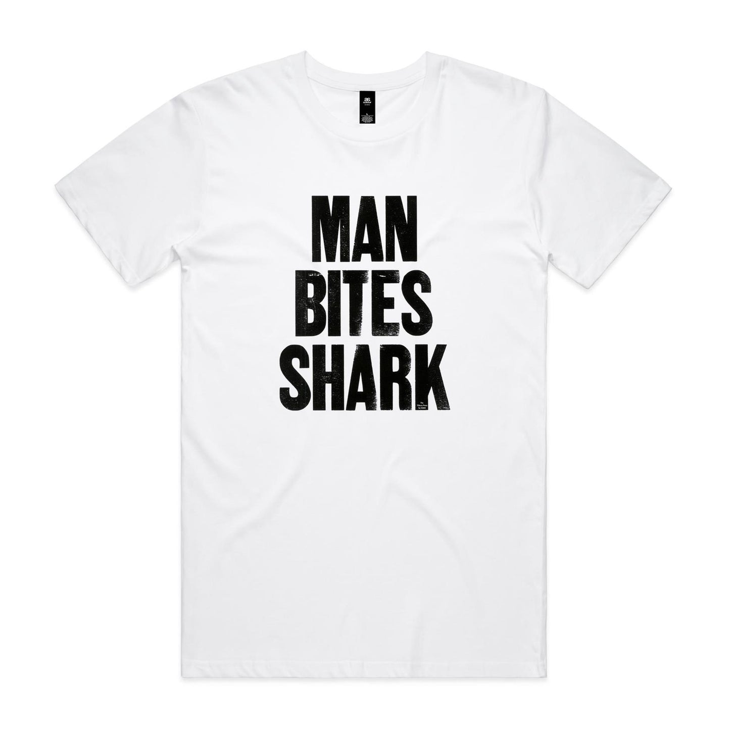 Man Bites Shark T Shirts for Men (Unisex)