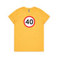 Age Milestone 40 T Shirts for Women