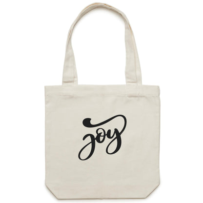 Joy Canvas Totes