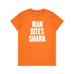 Man Bites Shark T Shirts for Women