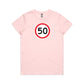 Age MIlestone 50 T Shirts for Women