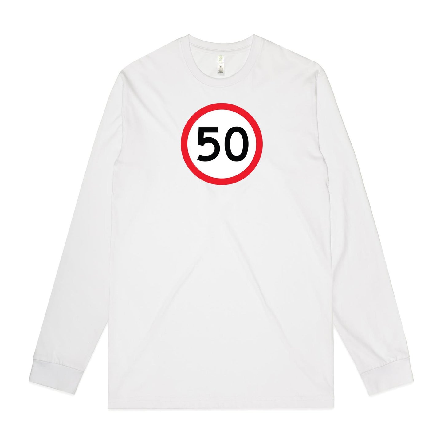 Age Milestone 50 Long Sleeve T Shirts for Men (Unisex)