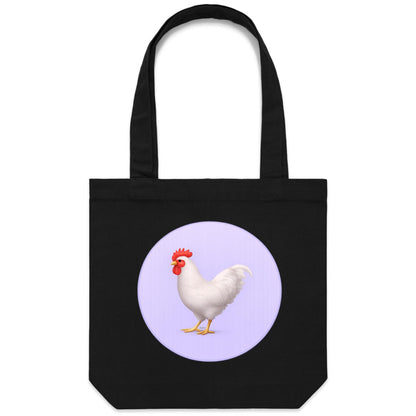 Rooster Too Canvas Totes