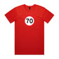 Age Milestone 70 T Shirts for Men (Unisex)