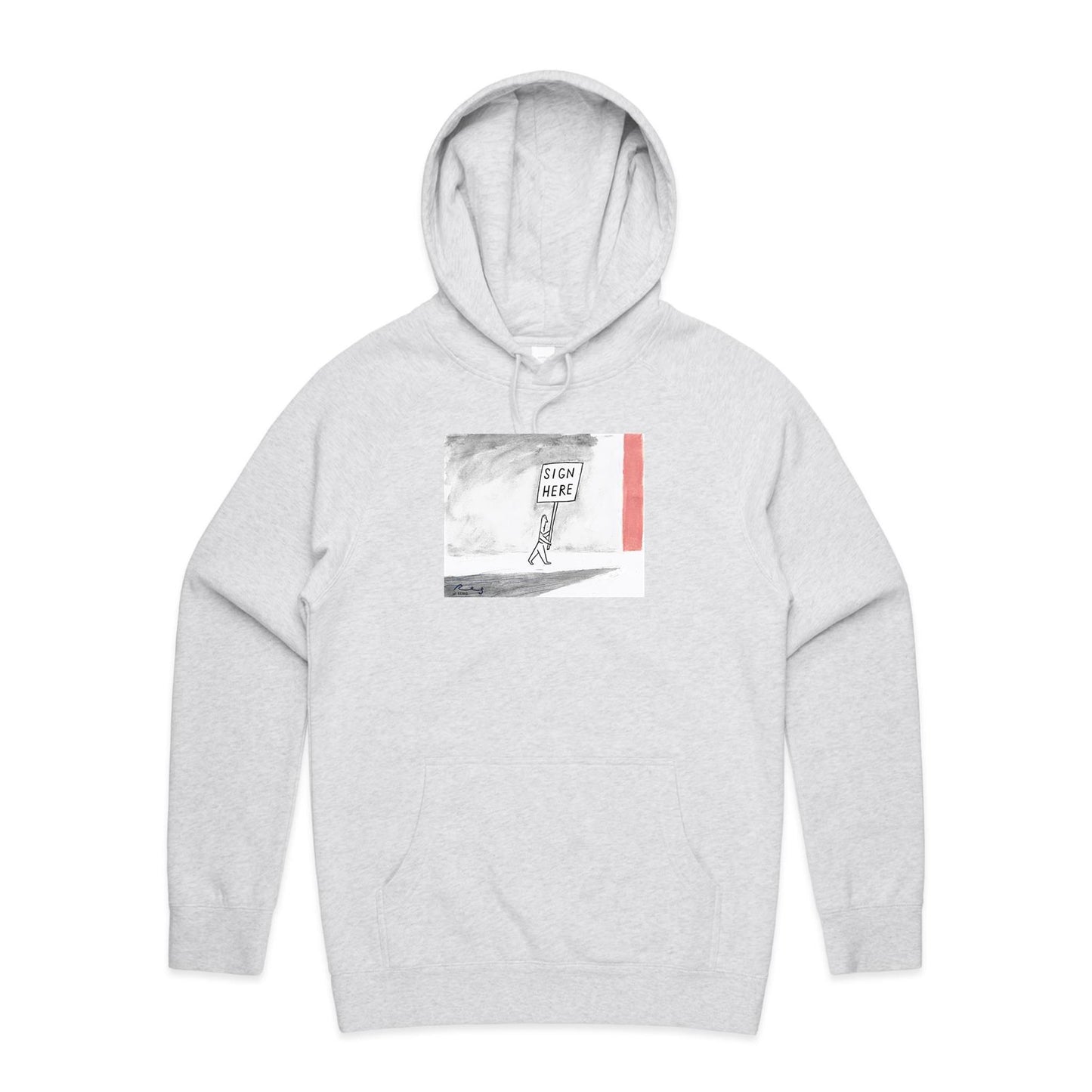 Sign Here Hoodies for Men