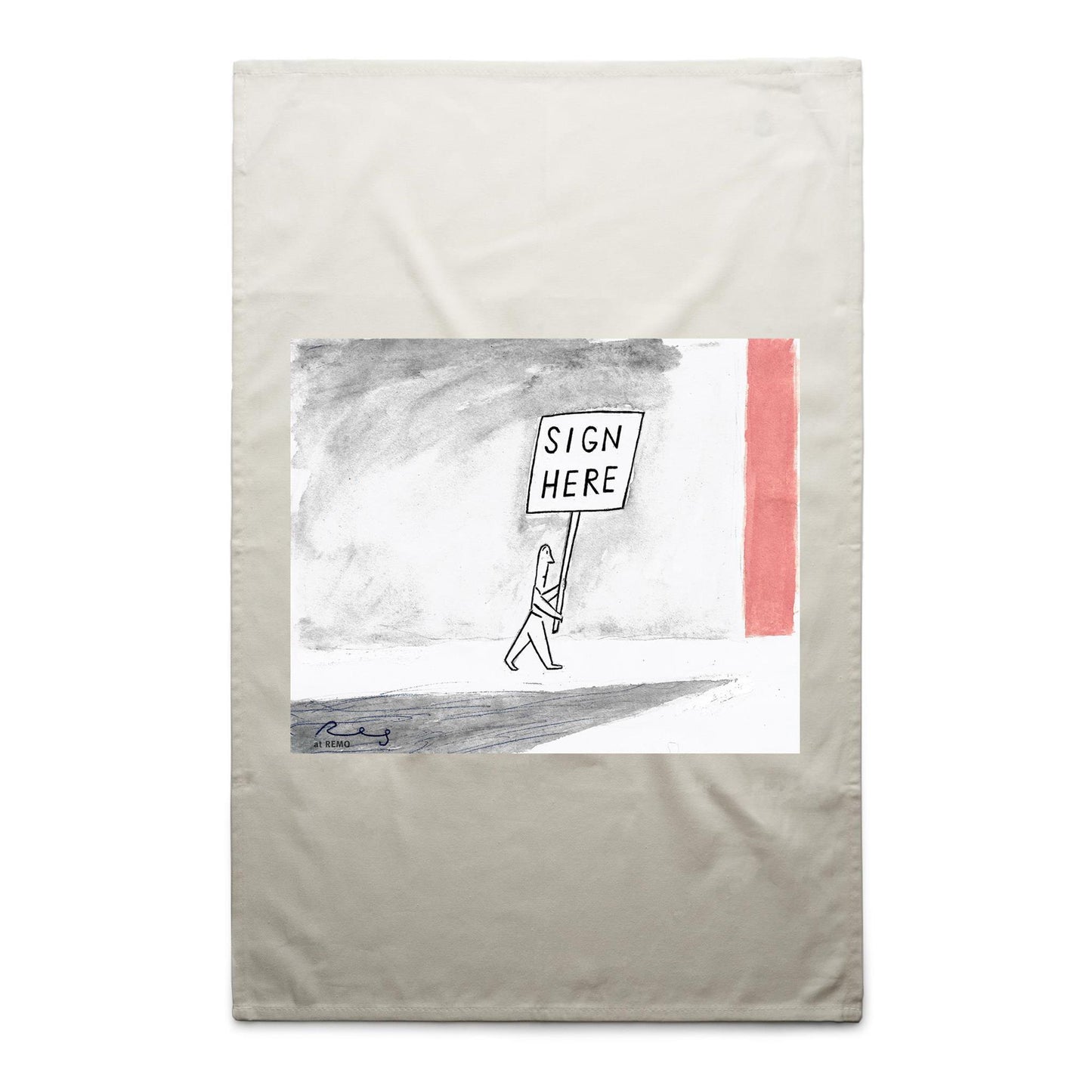 Sign Here Tea Towels