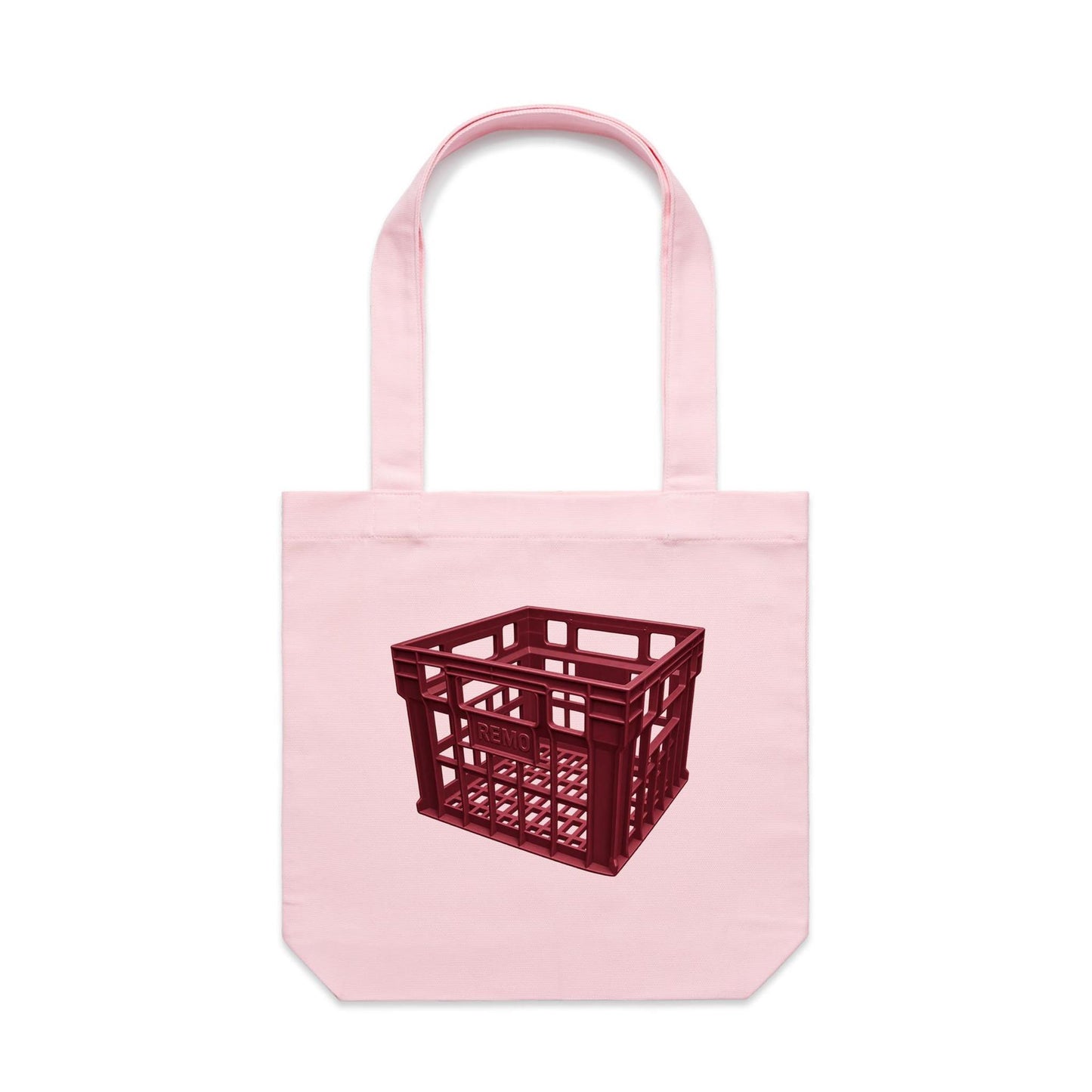 Milk Crate Canvas Totes