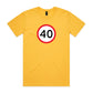 Age Milestone 40 T Shirts for Men (Unisex)