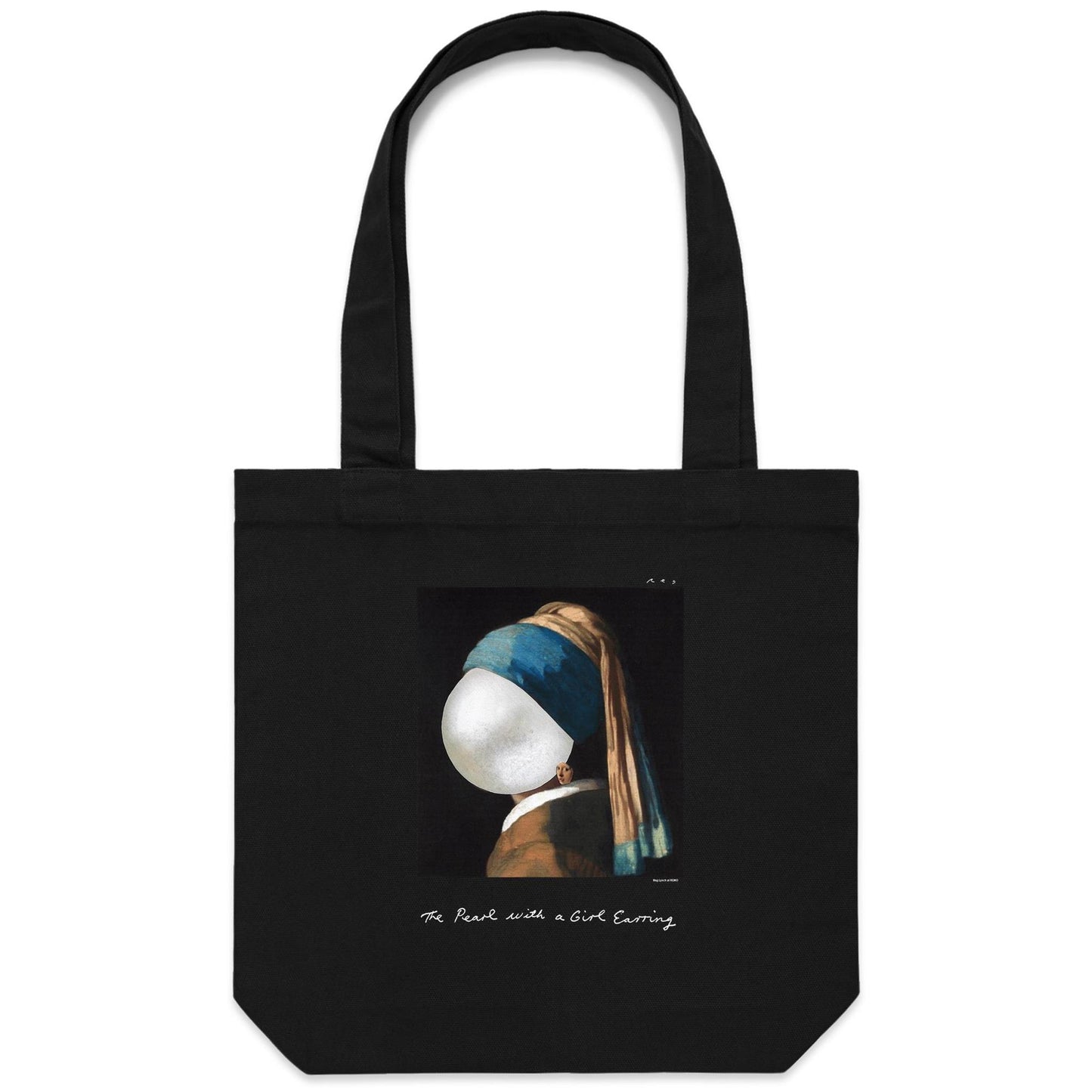 The Pearl with a Girl Earring Canvas Totes