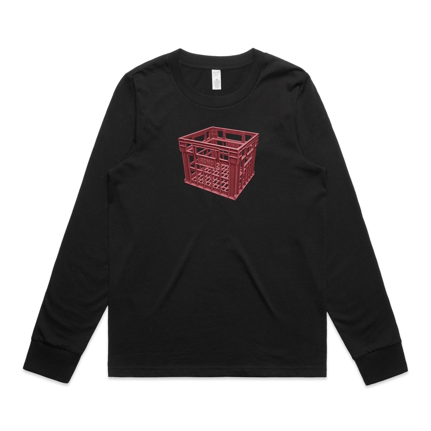Milk Crate Long Sleeve T Shirts for Women