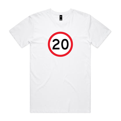 Age Milestone 20 T Shirts for Men (Unisex)