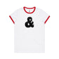 Ampersand Ringer T Shirts for Women