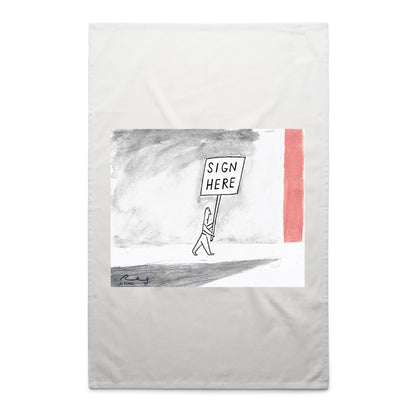 Sign Here Tea Towels