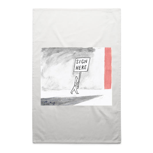 Sign Here Tea Towels