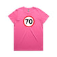 Age Milestone 70 T Shirts for Women