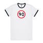 Age Milestone 90 Ringer T Shirts for Men (Unisex)
