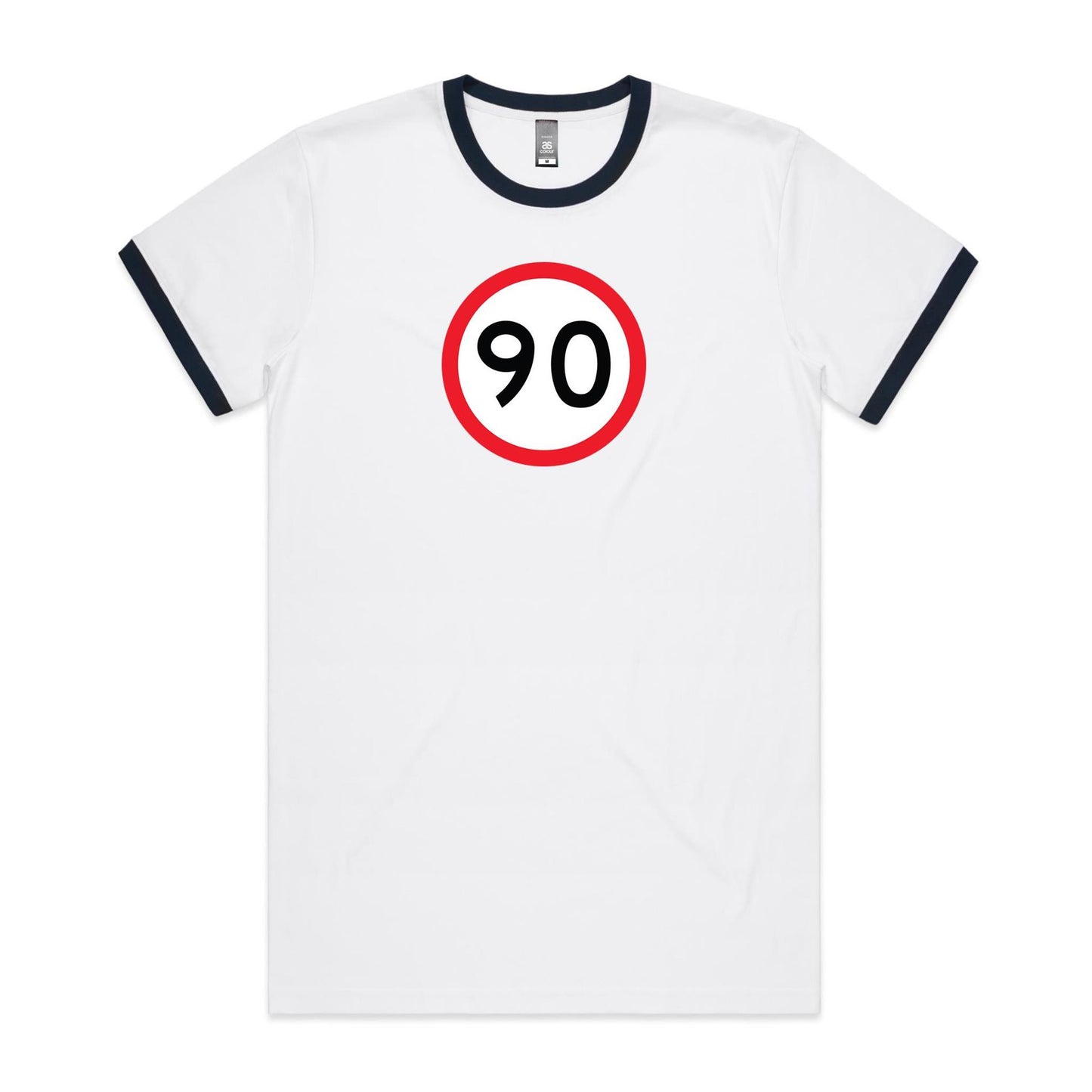 Age Milestone 90 Ringer T Shirts for Men (Unisex)