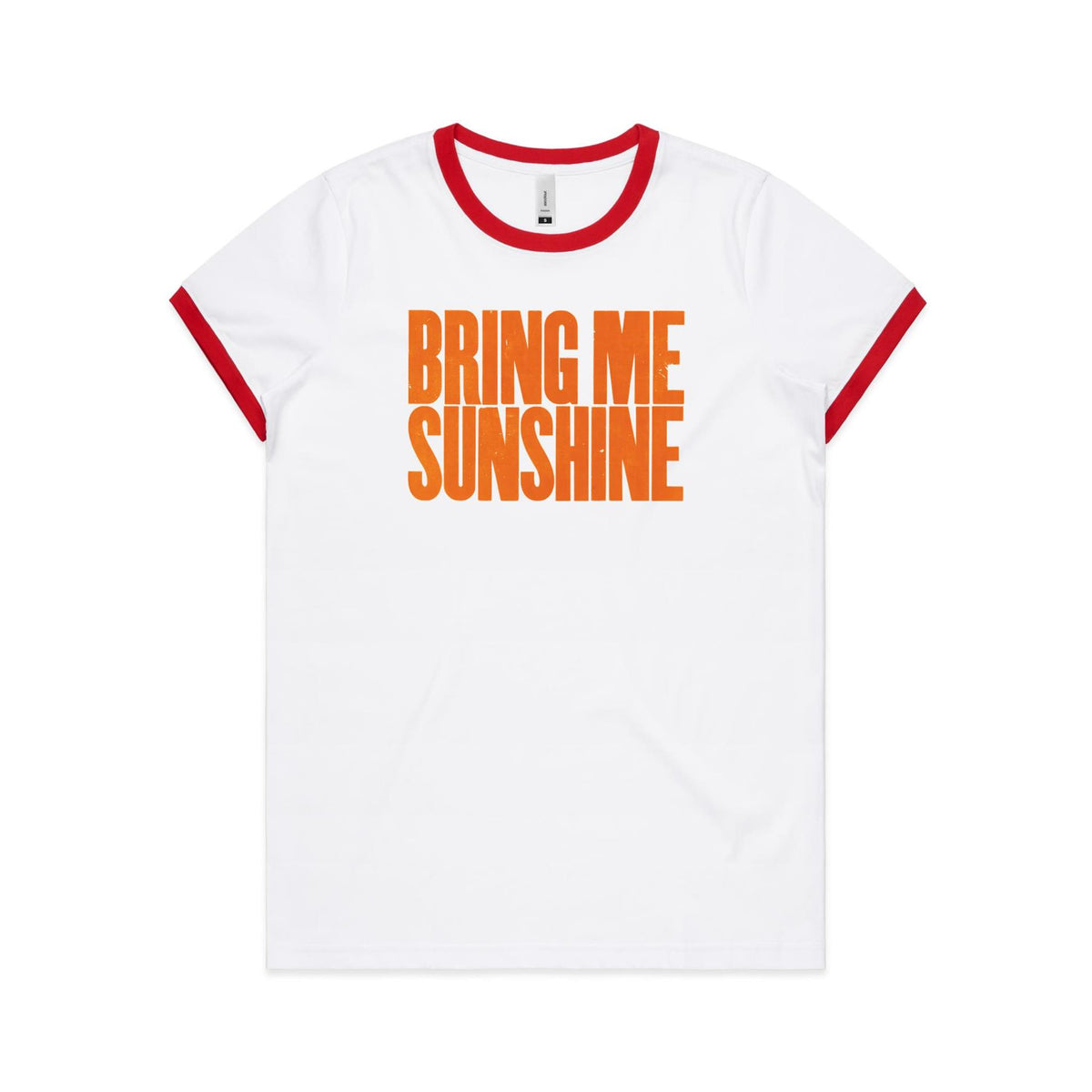 Bring Me Sunshine Ringer T Shirts for Women