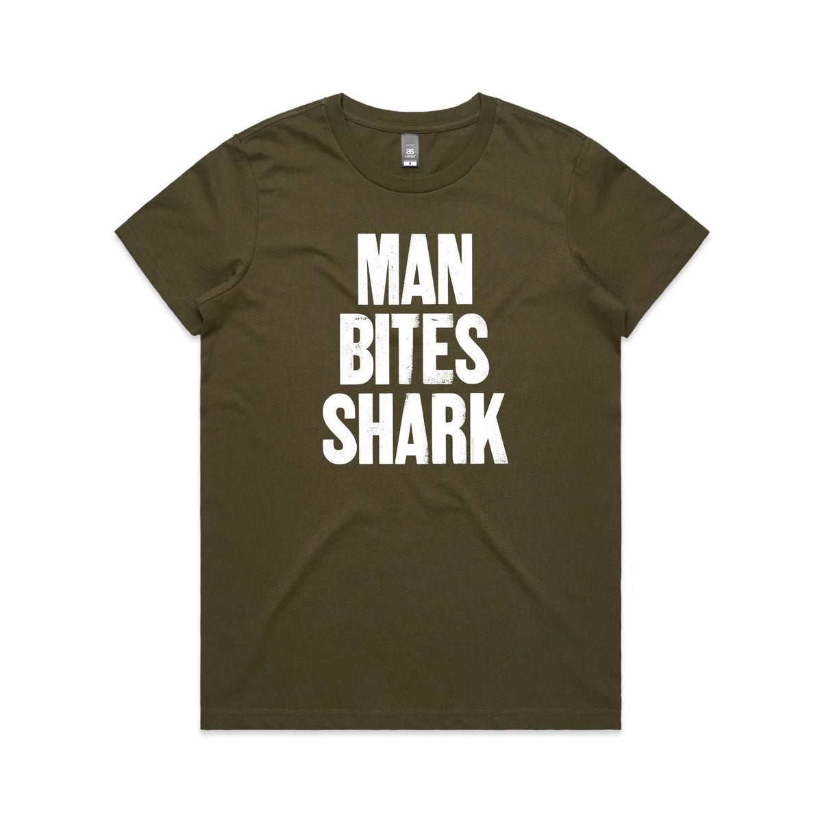 Man Bites Shark T Shirts for Women