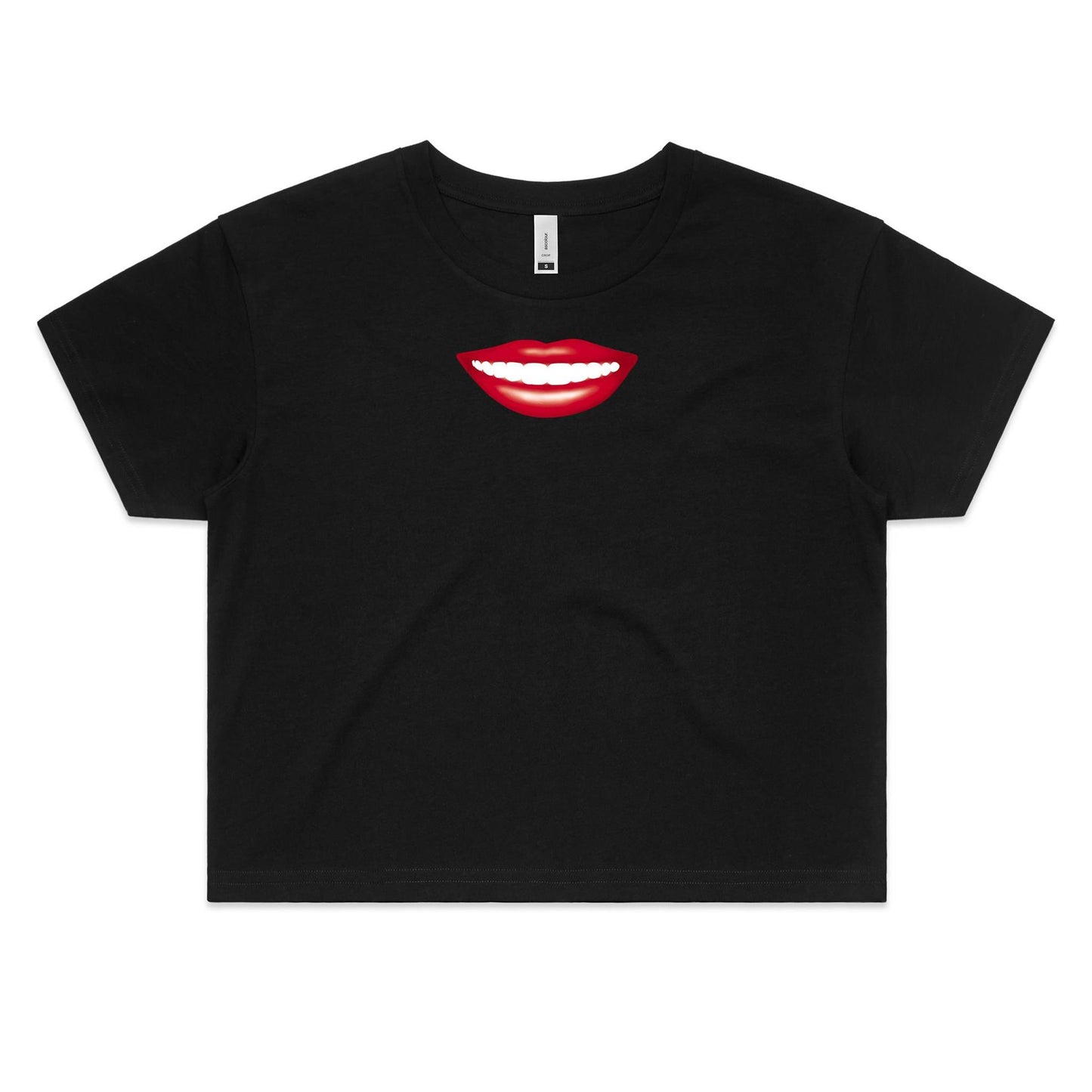 Smile Crop T Shirts for Women