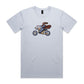 Australian Jesus on the Golden Motorbike T Shirts for Men (Unisex)