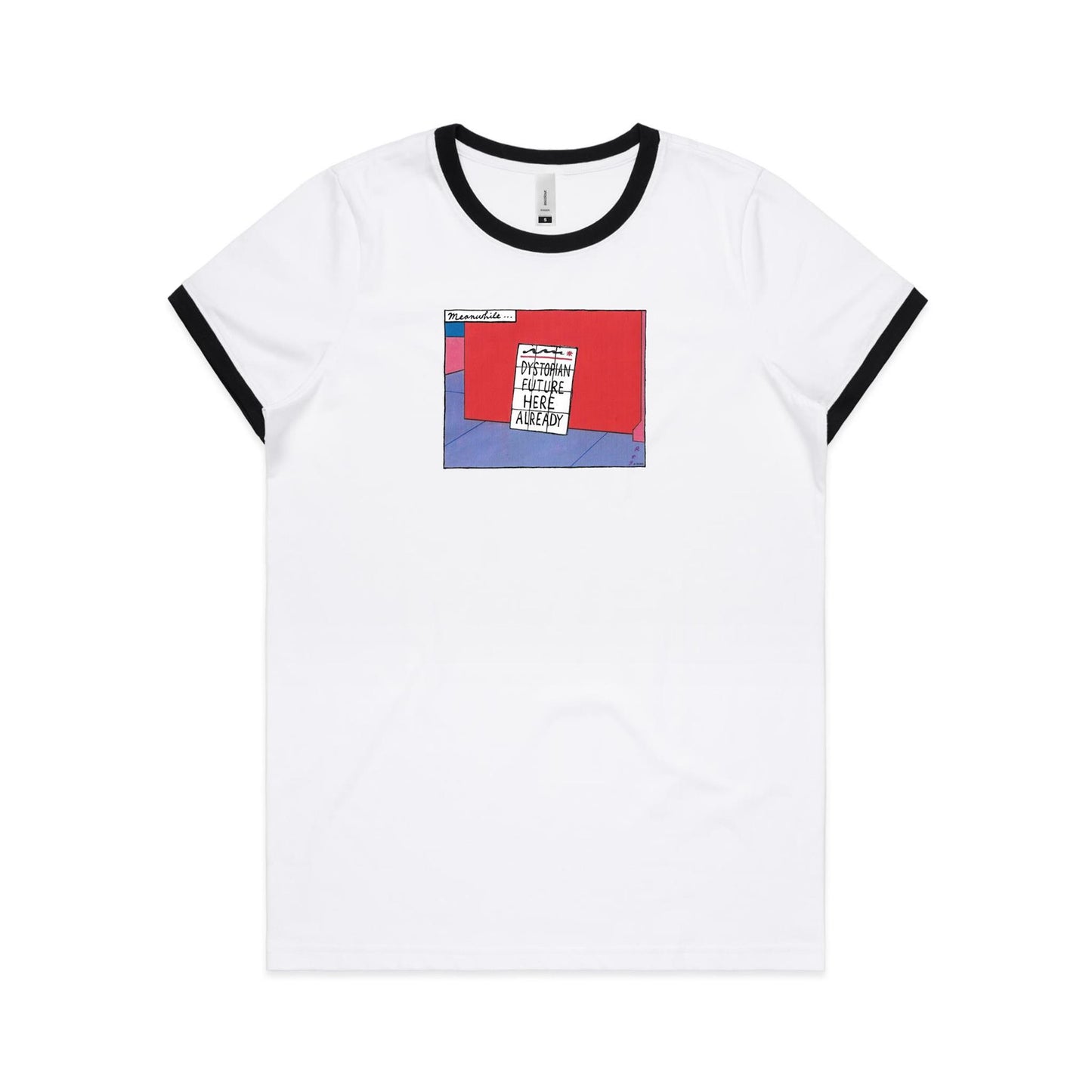 Dystopian Future Ringer T Shirts for Women