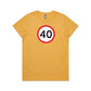 Age Milestone 40 T Shirts for Women