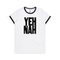 YEH NAH Ringer T Shirts for Women