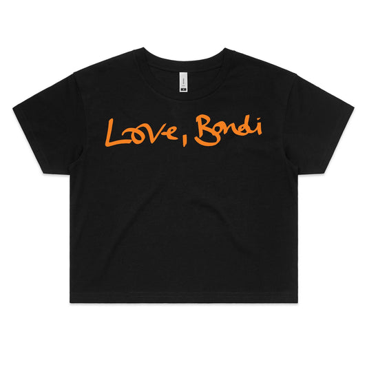 Love, Bondi Crop T Shirts for Women