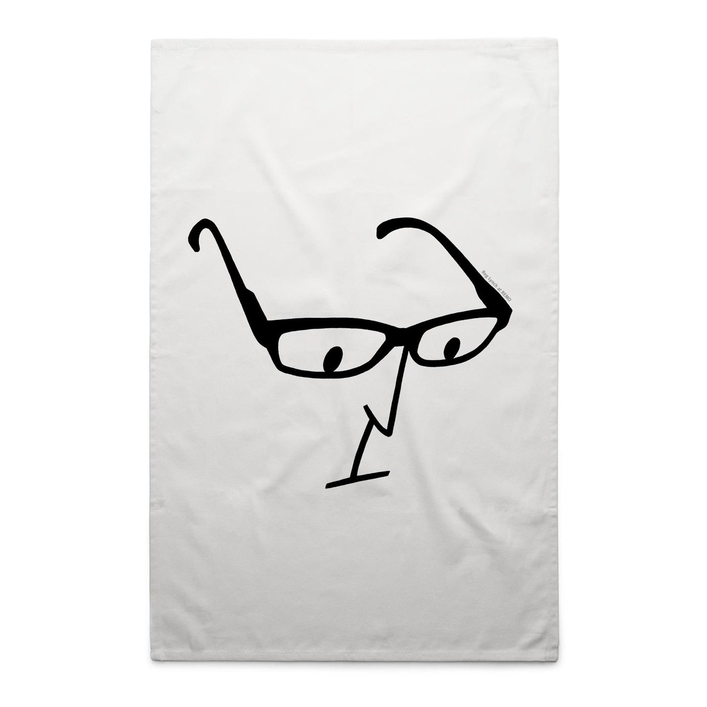 Glasses Tea Towels