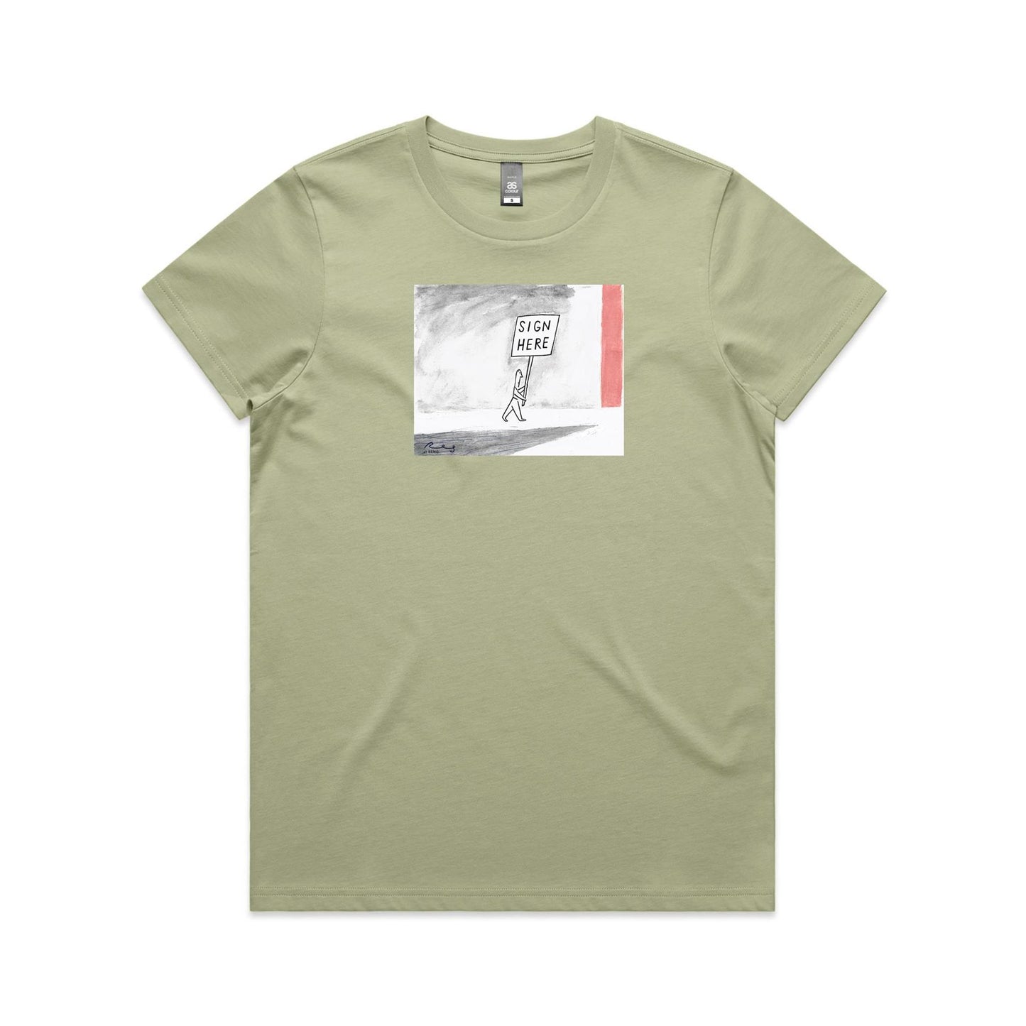 Sign Here T Shirts for Women