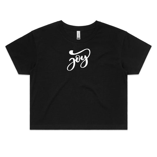 Joy Crop T Shirts for Women