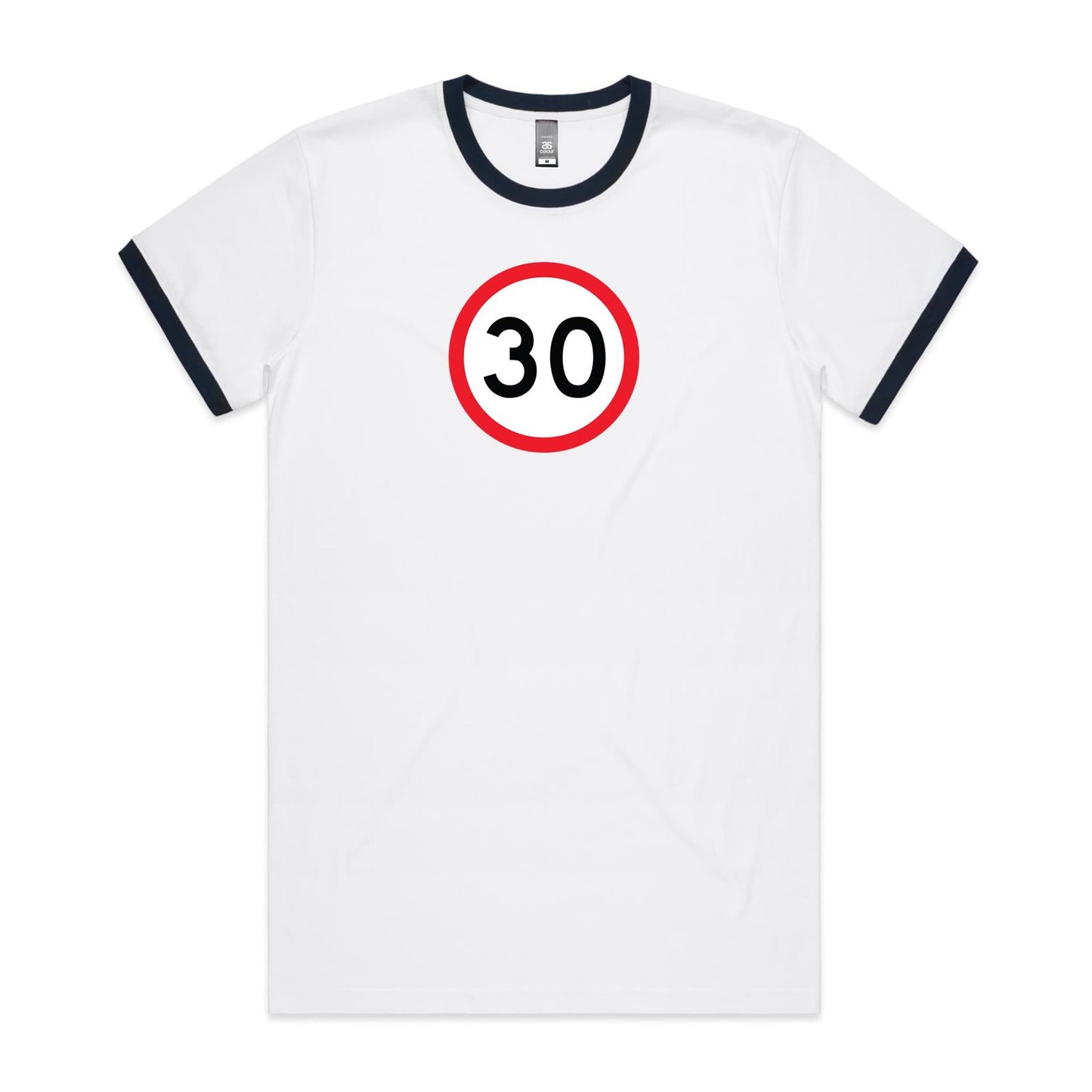 Age Milestone 30 Ringer T Shirts for Men (Unisex)
